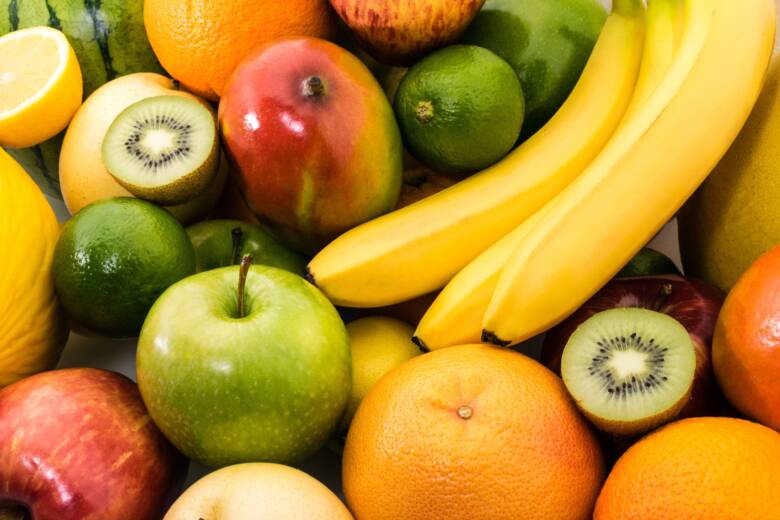 Bild mit unterschiedlichen Früchten