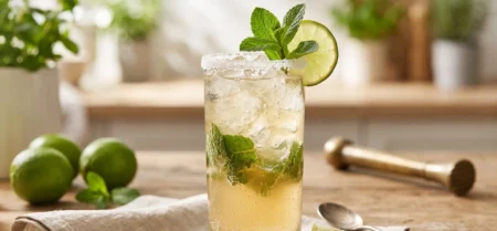 Ginger Mint Fizz Cocktail mit Assugrin