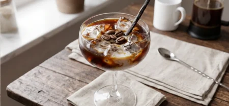 Vanilla Coffee Mocktail mit Assugrin