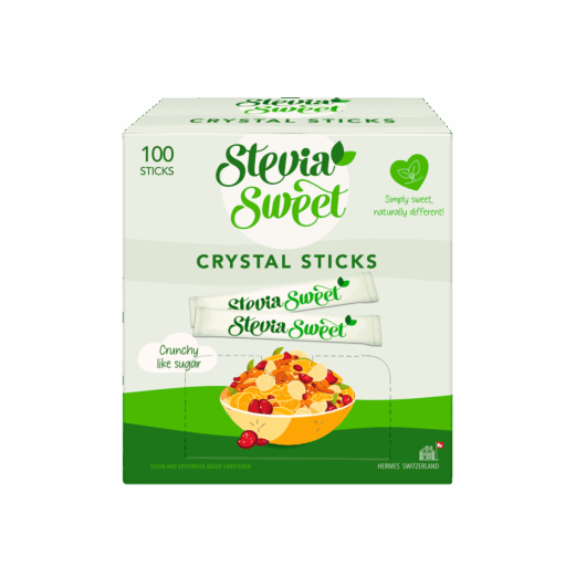 SteviaSweet Crystal Sticks Zuckerersatz