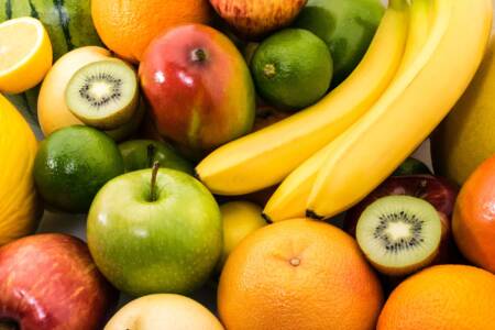 Bild mit unterschiedlichen Früchten