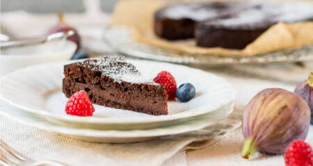 Gâteau au chocolat pure France sans farine