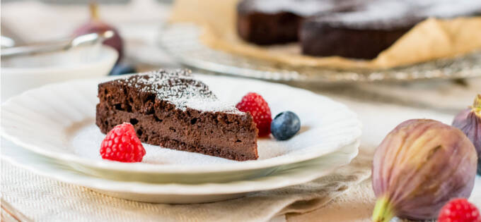 Gâteau au chocolat pure France sans farine